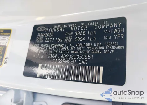 2025 Hyundai Elantra Se from USA, damaged, VIN KMHLL4DG0SU052951